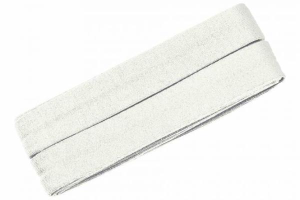 Oaki Doki Jersey Schrägband gefalzt 3m Coupon Creme